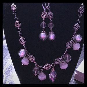 Glass Bead Jewelry Set